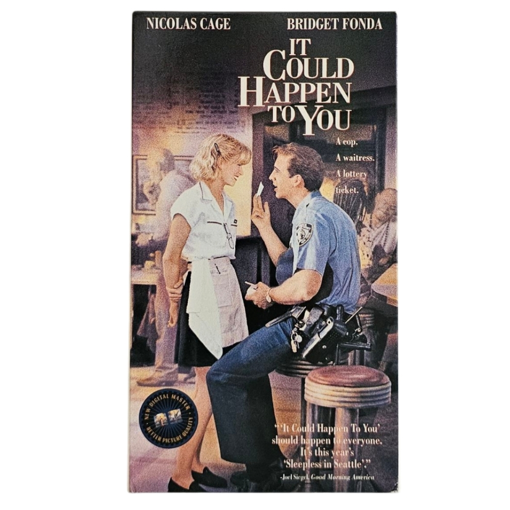 It Could Happen To You 1994 VHS, PG Romantic Comedy Movie | Good Used Condition